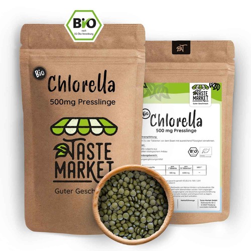 Presse clorella bio 500mg - clorella,