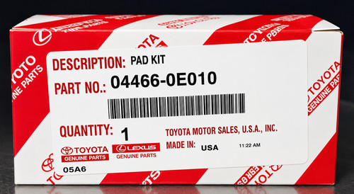Lexus toyota rear brake pads - brake,